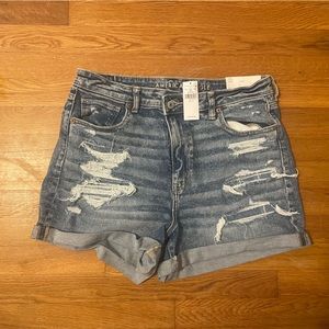 American Eagle Mom Stretch Denim Shorts